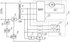 Устройство для компенсации реактивной мощности электроподвижного состава (патент 2467893)