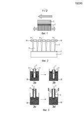 Тепловой барьер для лопатки турбины со столбчатой структурой с разнесенными столбиками (патент 2578625)
