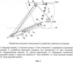 Кормовое высадочное устройство (патент 2598681)