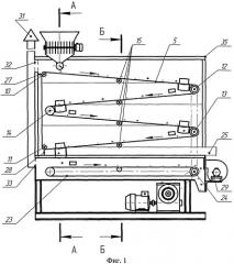 Конвейерная установка для сушки пророщенного зерна (патент 2529704)