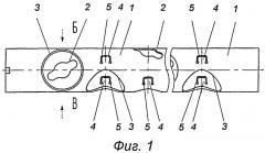Способ крепления кумулятивного заряда в каркасе перфоратора и устройство для его реализации (патент 2378498)