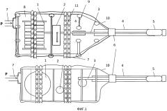 Устройство постановки и выборки гибкой протяженной буксируемой антенны (патент 2626452)