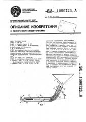 Устройство для метания сыпучих материалов (патент 1090723)