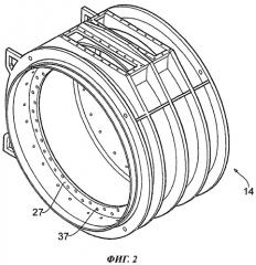 Узел двигателя и способ установки такого узла (патент 2540039)