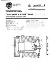 Газовая горелка (патент 1038720)