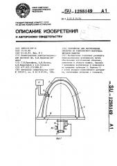 Устройство для изготовления оболочек из композитного материала методом намотки (патент 1288149)