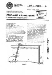 Сорозащитное устройство (патент 1172987)