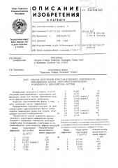 Способ получения кристаллического моногидрата цефалексина калия или кристаллического моногидрата цефалексина натрия (патент 525430)