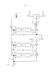 Полностью жидкостная гидроочистка для улучшения удаления серы с применением одного или нескольких рециркуляционных потоков жидкости (патент 2615133)