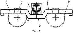Рама двухосной тележки локомотива (патент 2246417)