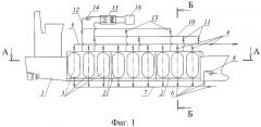 Судно для транспортировки сжатого газа (патент 2299151)