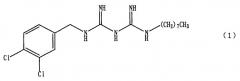 Способ получения 1-(3, 4-дихлорбензил)-5-октилбигуанида или его соли (патент 2440978)