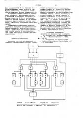 Цикловая система программногоуправления промышленным роботом (патент 807212)