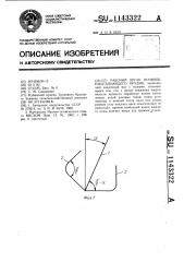 Рабочий орган почвообрабатывающего орудия (патент 1143322)