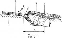 Способ борьбы с эрозией почв на склонах и устройство для его осуществления (патент 2246807)