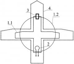 Приемо-передающая антенна декаметрового диапазона волн беспилотных летательных аппаратов (патент 2653594)