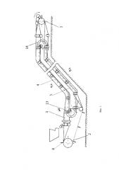 Крутонаклонный ленточный конвейер (патент 2589529)