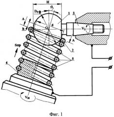 Устройство для поверхностного пластического деформирования неполных сферических поверхностей (патент 2332295)