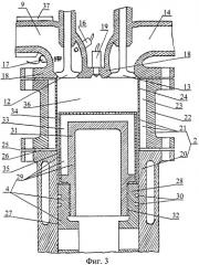 Двигатель внутреннего сгорания меньшова (патент 2435975)