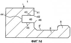 Механическое соединение в замок панелей пола с гибким щетинистым гребнем (патент 2406809)