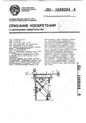 Ножницы для резки листового материала (патент 1049204)