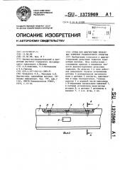 Стенд для диагностики рельсовых тормозов транспортного средства (патент 1375969)