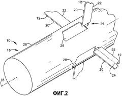 Ракета, имеющая механизм развертывания убирающихся стабилизаторов (патент 2320952)