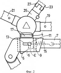 Устройство для установки на шасси детских колясок сидений и им подобных приспособлений (патент 2374114)