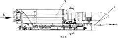 Транспортно-установочный агрегат стартового ракетного комплекса (патент 2478539)
