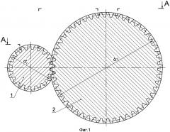 Арочная цилиндрическая зубчатая передача (патент 2469230)