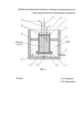 Прибор для определения морозного пучения и водопроницаемости грунта при циклическом промерзании-оттаивании (патент 2586271)
