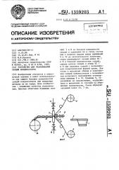 Устройство для упаковывания секций конденсаторов (патент 1359203)
