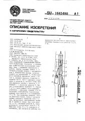 Скважинный геофизический прибор (патент 1645480)