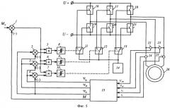 Способ управления величиной электромагнитного момента электрической машины переменного тока (варианты) (патент 2395157)