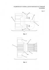 Подвижная головка для правильно-растяжной машины (патент 2601356)