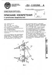 Устройство для изготовления треугольных сварных внахлест арматурных петель (патент 1105260)