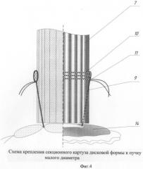 Секционный картуз дисковой формы (патент 2479823)