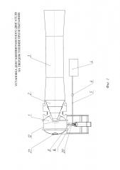 Установка для гашения ракетного двигателя на твердом топливе при испытаниях (патент 2604471)