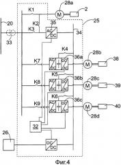 Горно-шахтное транспортное средство и способ его электропитания (патент 2509664)