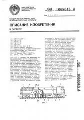 Машина для выправки железнодорожного пути (патент 1068043)