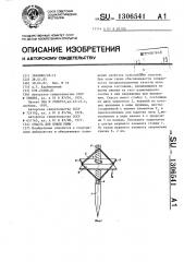 Снасть для ловли рыбы (патент 1306541)