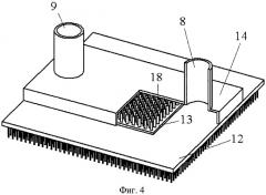 Устройство отвода теплоты от кристалла полупроводниковой микросхемы (патент 2440641)