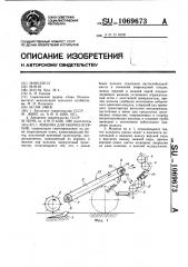 Машина для уборки огурцов (патент 1069673)