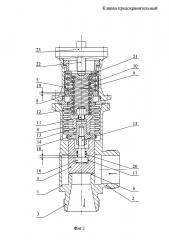 Клапан предохранительный (патент 2634999)
