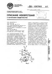 Почвообрабатывающее орудие (патент 1387883)