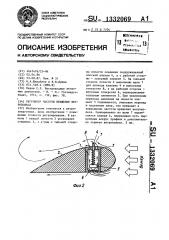 Регулятор частоты вращения ветроколеса (патент 1332069)