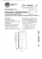 Электрофильтр (патент 1165429)