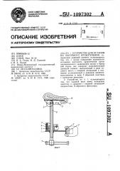 Устройство для остановки маточных кровотечений (патент 1097302)