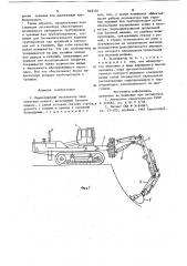 Одноковшовый экскаватор типаобратная лопата (патент 848536)