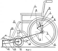 Устройство для расширения возможностей инвалида с нарушением опорно-двигательного аппарата к полезной физической деятельности (патент 2304951)